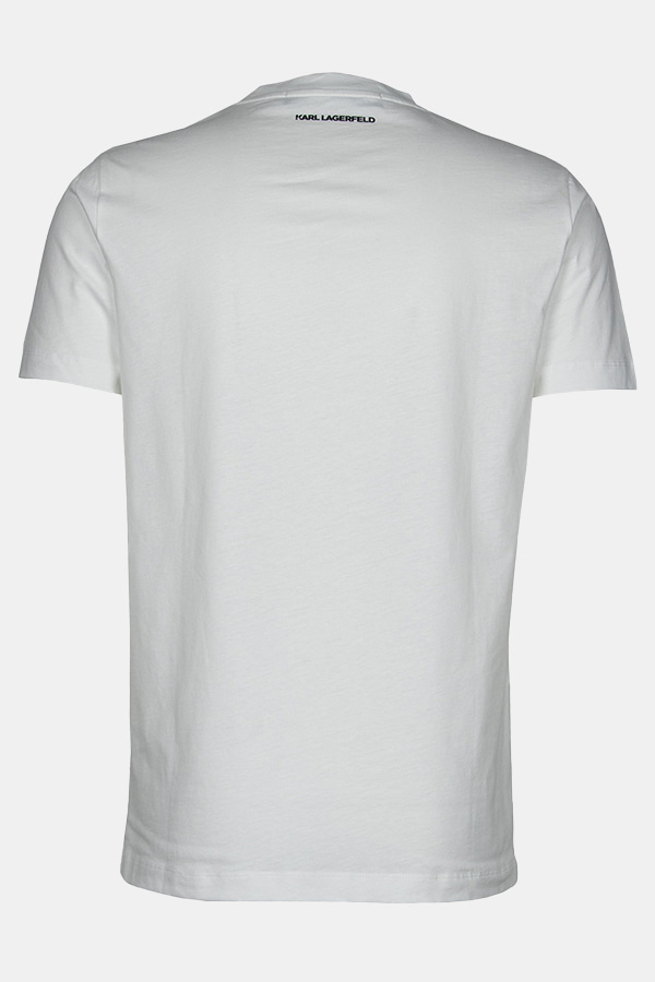 ΓΥΝΑΙΚΕΙΑ ΜΠΛΟΥΖΑ T-SHIRT KARL LAGERFELD - 10 ΛΕΥΚΟ